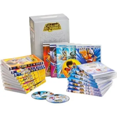 [Americanas] Box Exclusivo Cavaleiros do Zodíaco: Saga Clássica Completa - Santuário, Asgard e Poseidon (21 DVDs) R$ 204,09 1X Cartão americanas