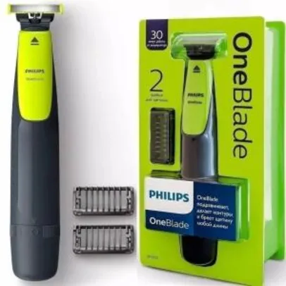 Barbeador Elétrico Philips OneBlade - Seco e Molhado 1 Velocidade
