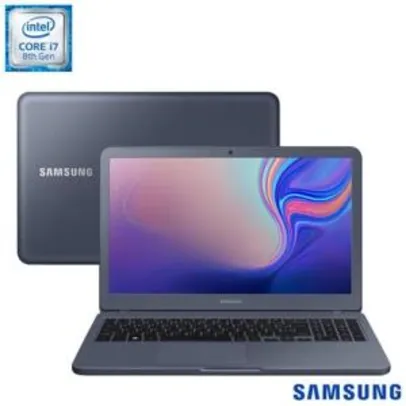 Notebook Samsung, Intel® Core™ i7, 16GB, 1TB+128SSD, 15,6" e Placa NVIDIA® GeForce® MX 110, Expert X55 - NP350XBE-XH4BR