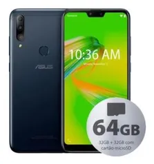 Celular Asus Zb634kl Zenfone Max Shot 64gb (32gb+32gb) Preto | R$798