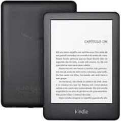 KINDLE 10ª GERAÇÃO AMAZON TELA 6” 4GB WI-FI - LUZ EMBUTIDA PRETO - APP