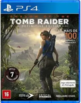 [PS4] Jogo Shadow of the Tomb Raider Definitive Edition | R$62