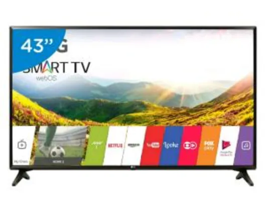 Smart Tv LED "43" LG 43lj550 Web OS. Por R$1.564,56