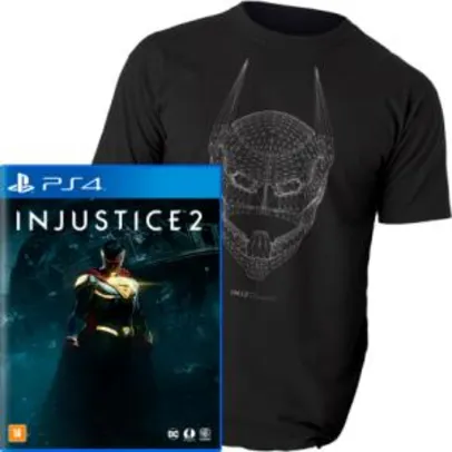 Injustice 2 + Camiseta - Edição Exclusiva - Xbox One/ PS4 - R$104
