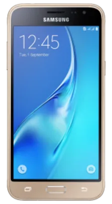 [Saraiva] Smartphone Samsung Galaxy J3 2016 Dual Chip Dourado Tela 5"Android 5.1 Quad Core Câmera 8Mp 8Gb
