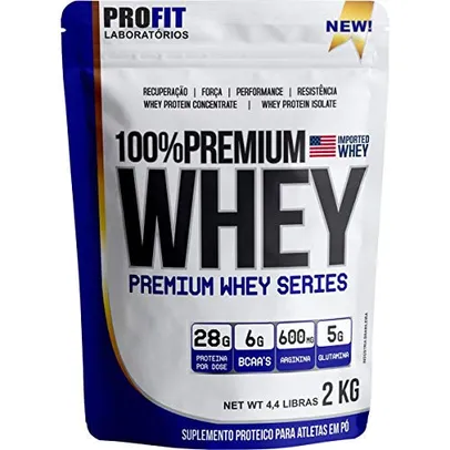 100% Premium Whey Baunilha 2Kg, Profit