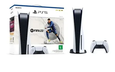 Playstation 5 Mídia Física Com Fifa 23 Branco Sony