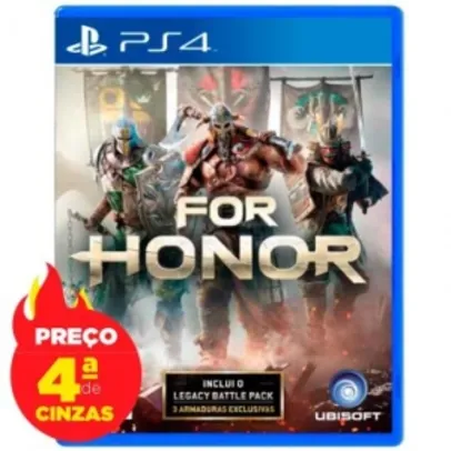 FOR HONOR - PS4 E X-ONE por R$180