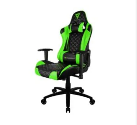 Cadeira Gamer Profissional TGC12 Preta/Verde THUNDERX3 | R$1337