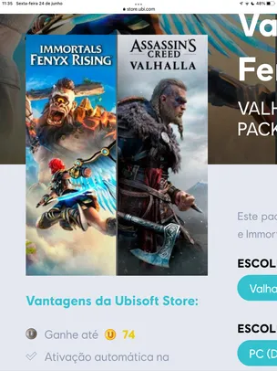 Assassin’s Creed Valhalla + Immortals Fenyx Rising