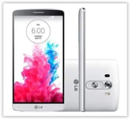 [Sou Barato] Smartphone LG G3 Desbloqueado Android 4.4 Kit Kat Tela 5.5" 16GB 4G por R$ 1099
