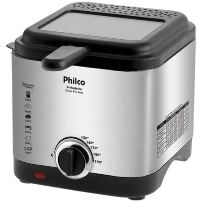 Fritadeira Elétrica Philco Deep Fry 1.8 Litros Inox 110V