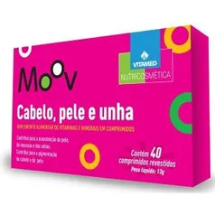 CABELO, PELE E UNHA MOOV 40 COMPRIMIDOS | R$5,34