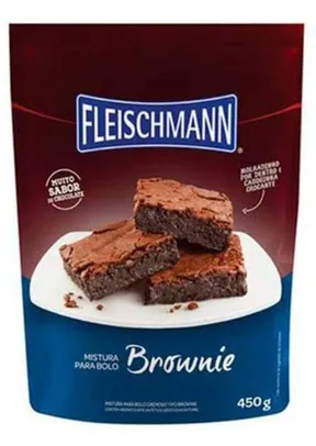 Mistura Para Bolo Brownie Fleischmann 450g | 	R$5,29
