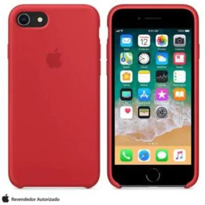 Capa para iPhone 7 e 8 de Silicone Vermelha - Apple - MQGP2ZM/A | R$ 88