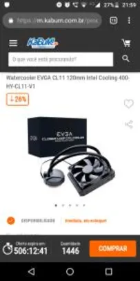 Wather cooler EVGA para intel