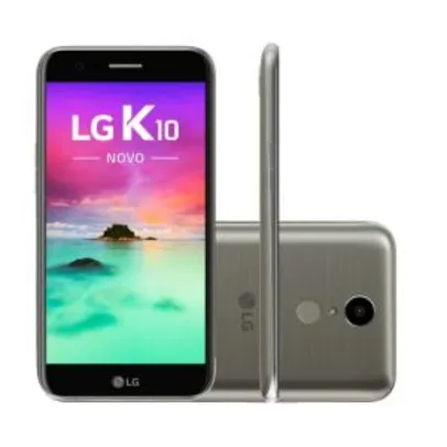 Smartphone LG K10 Novo M250DS Titânio por R$ 595