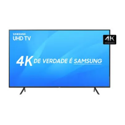 Smart TV LED 55" Samsung NU7100 Ultra HD 4K com Visual Livre de Cabos por R$ 2699