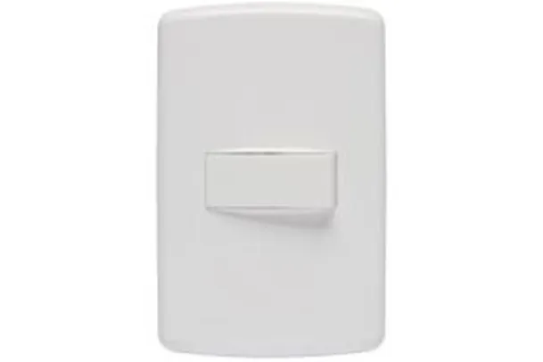 Conjunto Interruptor Simples com Placa 4x2 Duale Up Branco