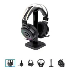 Headset Gamer Redragon Lamia H320 RGB, Surround 7.1, Preto | R$287