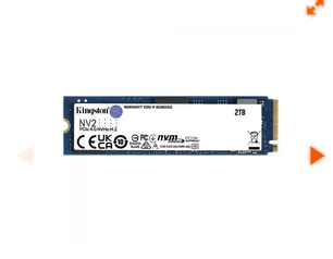 SSD Kingston NV2, 2TB, M.2 2280 NVMe 4.0, Leitura 3500MBs e Gravação 2800MBs, SNV2S/2000G