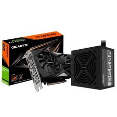 Kit Placa de Vídeo Gigabyte GTX 1660 Super + Fonte Gigabyte 550W, 80 Plus Bronze