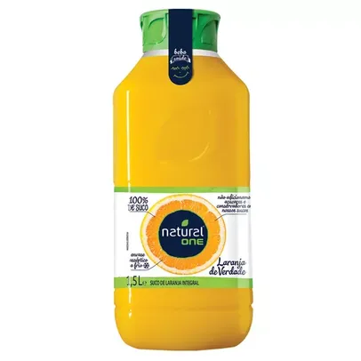 [Regional Leve 3 Pague 2] Suco de Laranja Integral Refrigerado Natural One 1,5 Litros