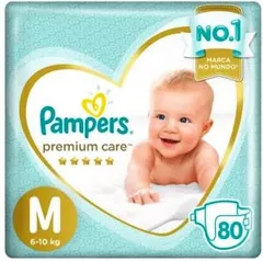 Fralda Pampers Premium Care (L3P2) | R$ 53