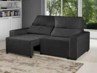 Sofá Retrátil Reclinável 3 Lugares Suede Elegance - American Comfort - R$598,49