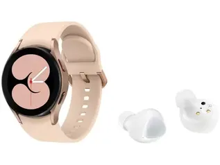 [Magalupay] Smartwatch Samsung Galaxy Watch4 LTE Ouro Rosé - Smartwatch e Acessórios 