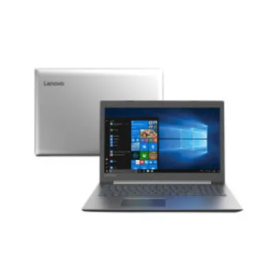 Notebook Lenovo Ideapad 330-15IKB Intel Core i3 - 4GB 1TB 15,6” Full HD Windows 10 | R$1.545