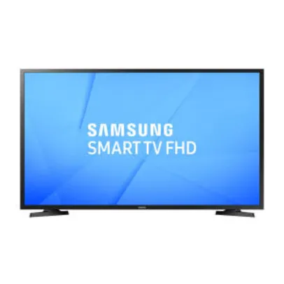 Smart TV LED 40" Samsung UN40J5290AGXZD Full HD 2 HDMI 1 USB Preta com Conversor Digital Integrado POR R$ 1169