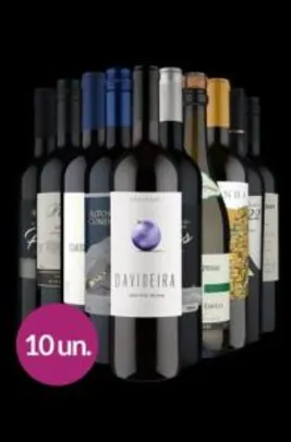 Kit 10 vinhos + frete grátis