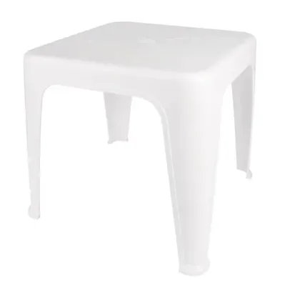 Mesa Plastica de Apoio Branco Mor - Branco