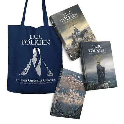 Coleção Tolkien Os Três Grandes Contos + Ecobag (Capa dura) | R$83