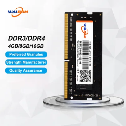 [IMPOSTO INCLUSO/MOEDAS] Memória Ram DDR4 Notebook Walram 16GB 3200mhz #Aliexpress 🇨🇳