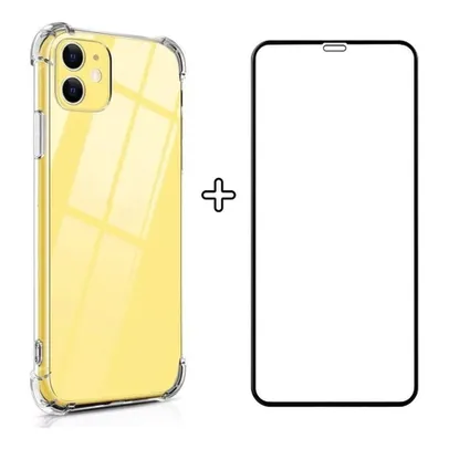 Capa Capinha Anti Shock Para iPhone 11 + Pelicula Vidro 3d