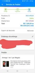 [Cliente Ouro - APP] Smartphone Samsung Galaxy S21 Ultra 256GB Preto 5G - 12GB RAM Tela 6,8” - R$6839