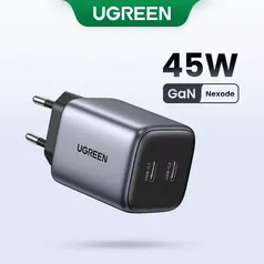 Carregador da Ugreen 45W Com porta dupla