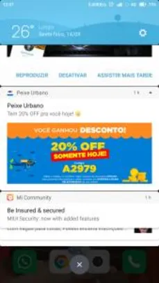 20% OFF em compras de qualquer valor no Peixe Urbano