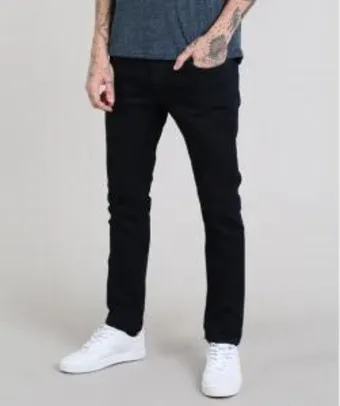 (APP) Calça Jeans Masculina Skinny Azul escuro | Frete Grátis - 4x S/Juros