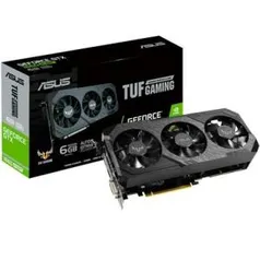 Placa de Vídeo Asus TUF3 NVIDIA GeForce GTX 1660 SUPER 6GB, GDDR6 - TUF 3-GTX1660S-O6G-GAMING - R$1399