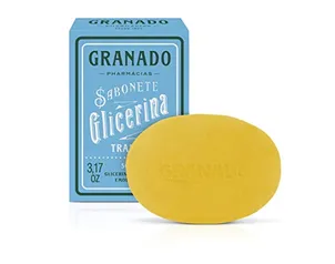 Sabonete Vegetal de Glicerina Tradicional, Granado, Amarelo, 90G