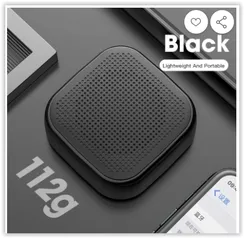 [APP/100% de Volta] Caixa de Som Bluetooth 5.0 com Microfone e Subwoofer | R$ 69