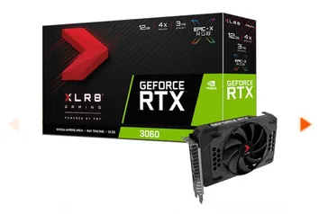 Placa de Vídeo PNY Geforce RTX 3060 XLR8 Gaming REVEL EPIC-X Single Fan Edition, 12GB, GDDR6, 192bit | R$5199