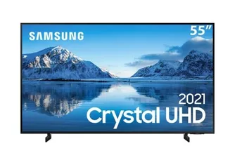 Smart TV 55" Crystal UHD 4K Samsung 55AU8000