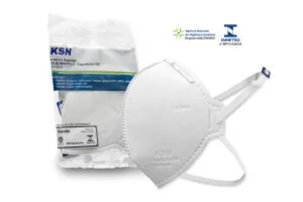 Máscara N95 Kit KSN 100 Unidades Qualidade Aprovada pela ANVISA e INMETRO | R$489