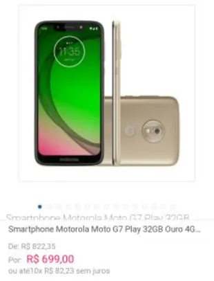 Smartphone Motorola Moto G7 Play 32GB 