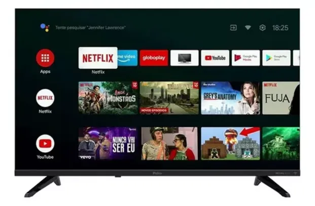 [Santander] Smart Tv 40'' Androidtv Ptv40e30agsf Led Dolby Áudio Philco