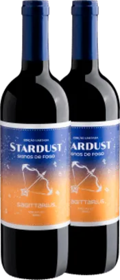 Kit 2 Stardust Edição Limitada Sagittarius Rosso Toscana IGT por R$39,90 cada garrafa